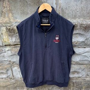 Vintage UCONN Huskies Golf Vest XL 90s Connecticut